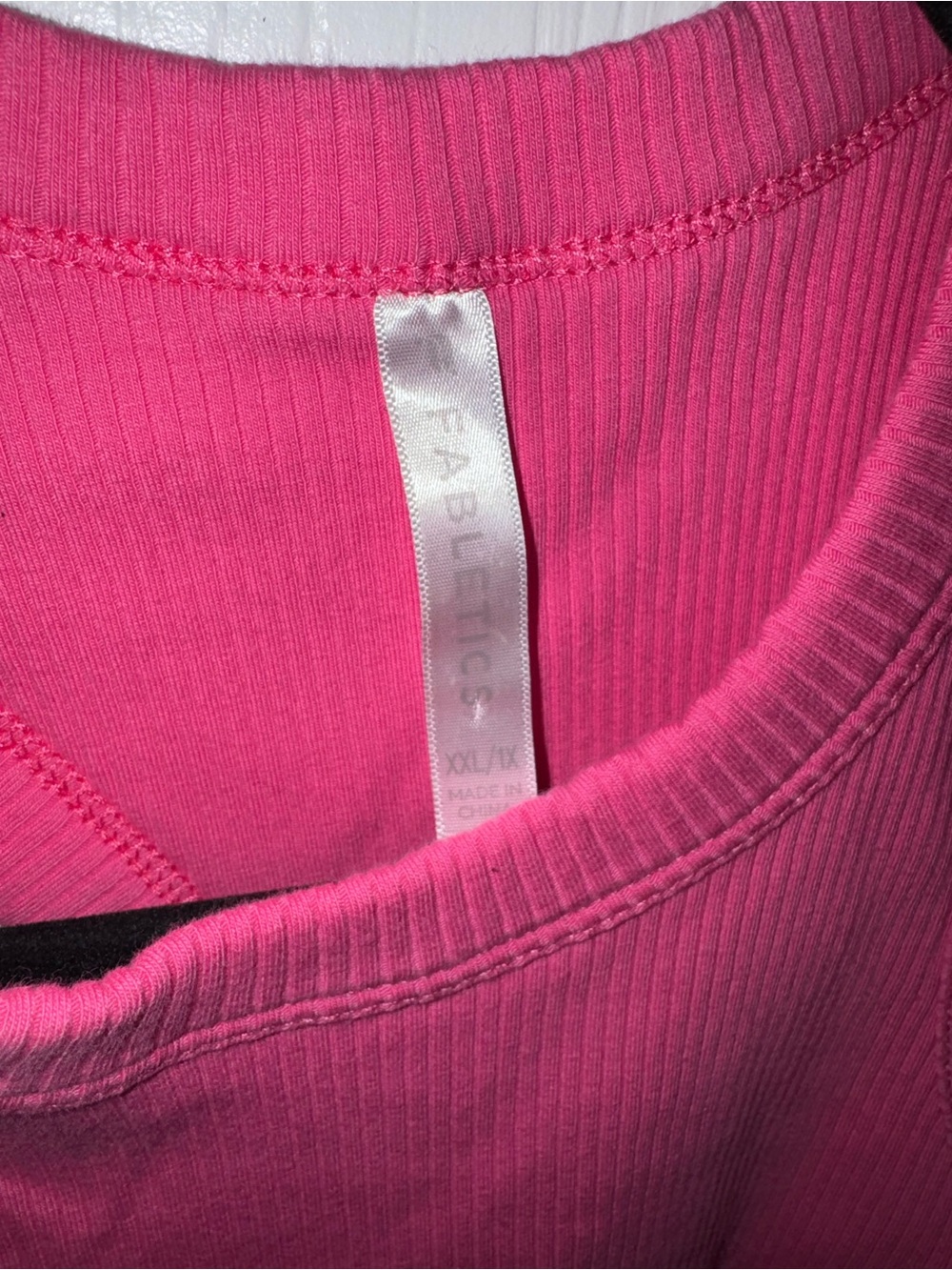 Fabletics Ribbed Tank Top - Hot Pink - Picture 3 of 6